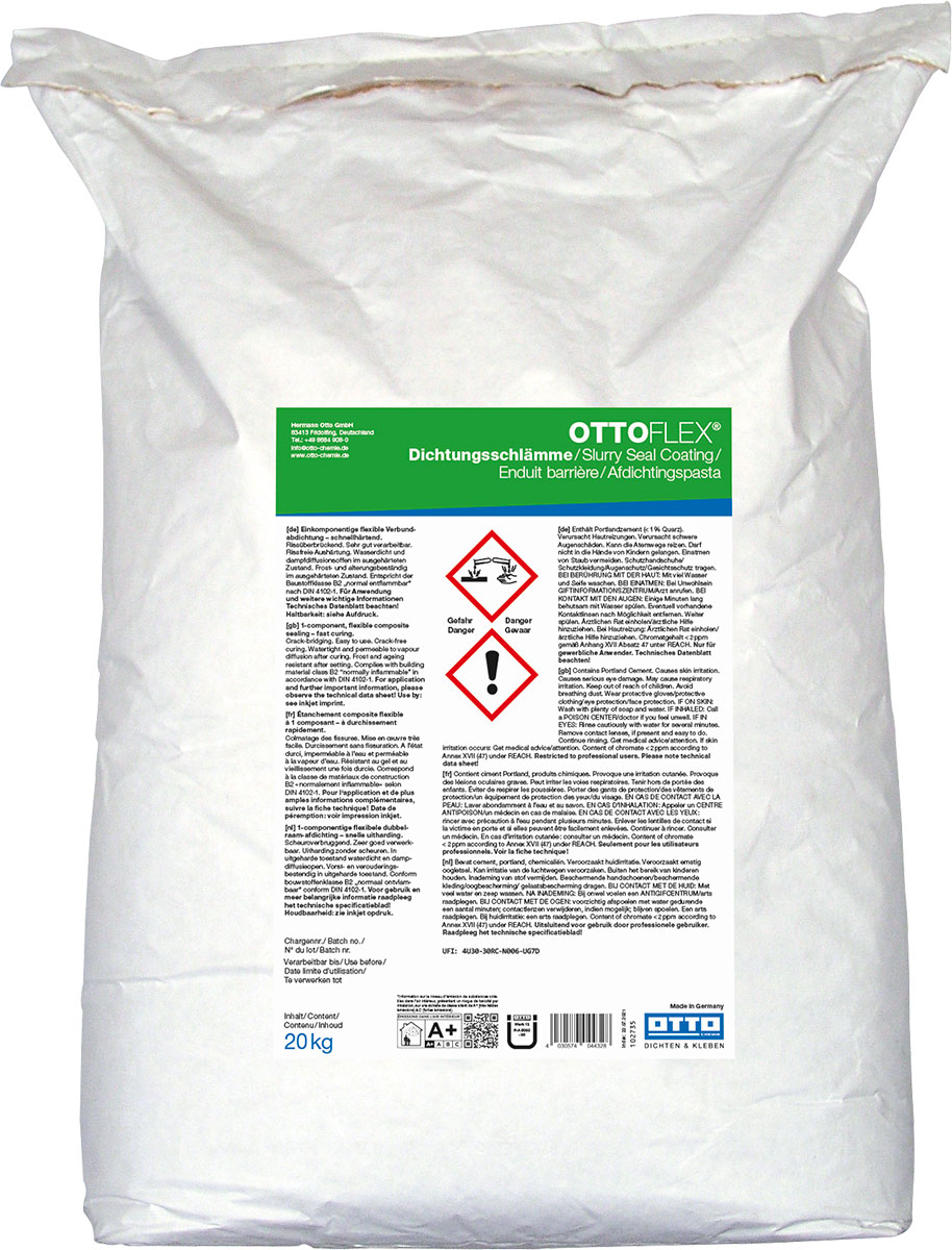 OTTO-CHEMIE OTTOFLEX DICHTUNGSSCHLÄMME 20KG