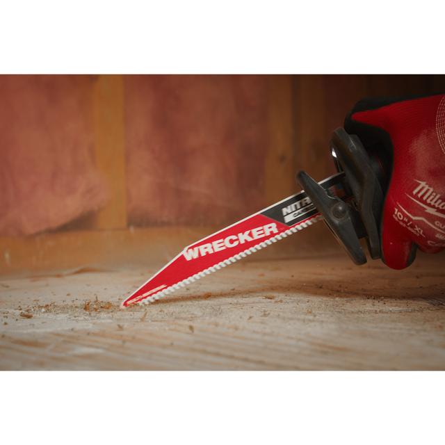 Milwaukee Säbelsägeblatt THE WRECKER NITRUS HM-bestückt 5er Pack 300 x 4,2 mm (6 TPI)
