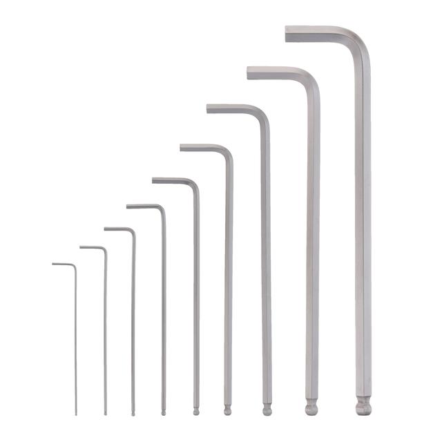 Milwaukee Innensechskantschlüssel-Satz metrisch 9-teilig: 1.5, 2, 2.5, 3, 4, 5, 6, 8, 10 mm