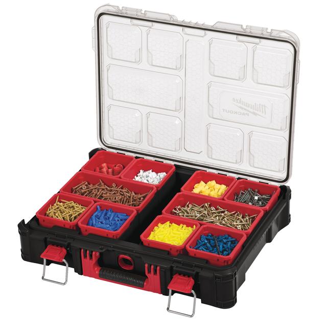 Milwaukee PACKOUT Organiser, inkl. Sortierboxen 500 x 380 x 120 mm