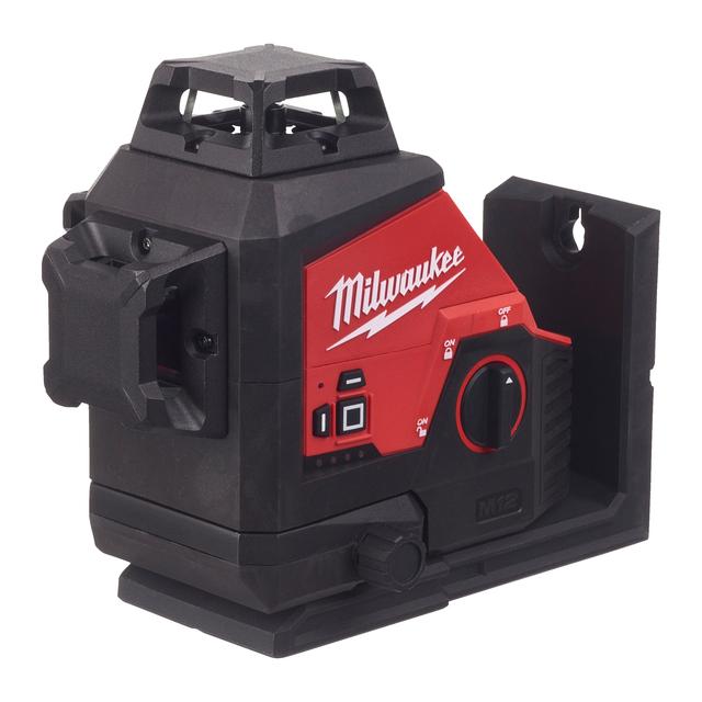 Milwaukee M123PL-0C M12 Akku-Kreuzlinienlaser 3 x 360°