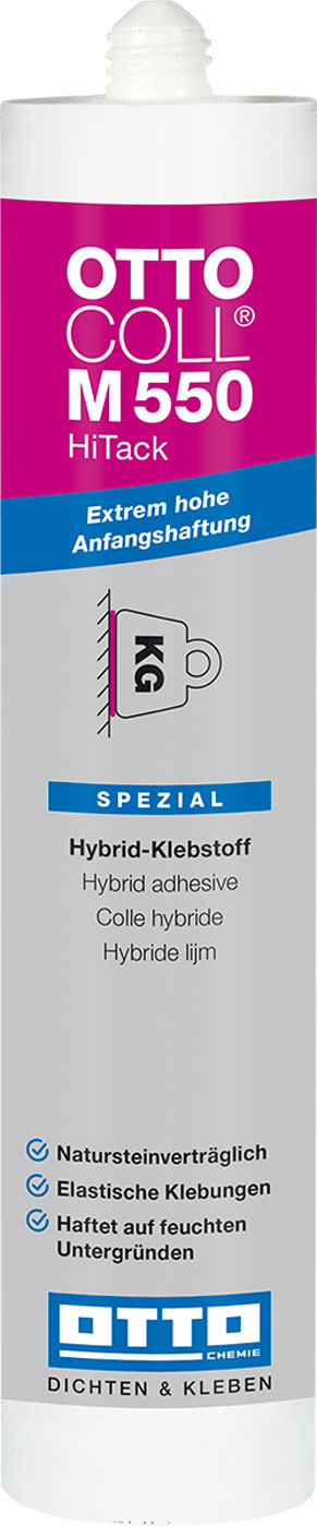 OTTO-CHEMIE OTTOCOLL M 550 HITACK Hybrid-Klebstoff mit extrem hoher Anfangshaftung
