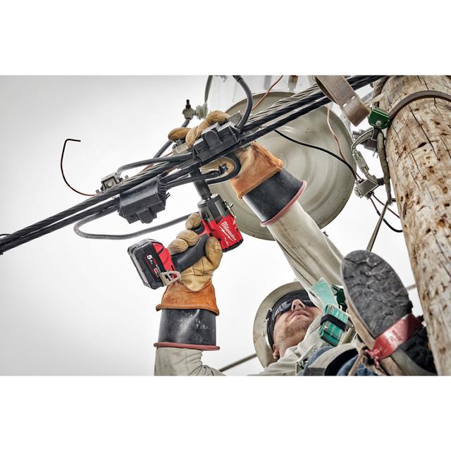 Milwaukee M18FMTIW2F38-0X M18 FUEL 3/8"-Akku-Schlagschrauber Vierkant mit Sprengring