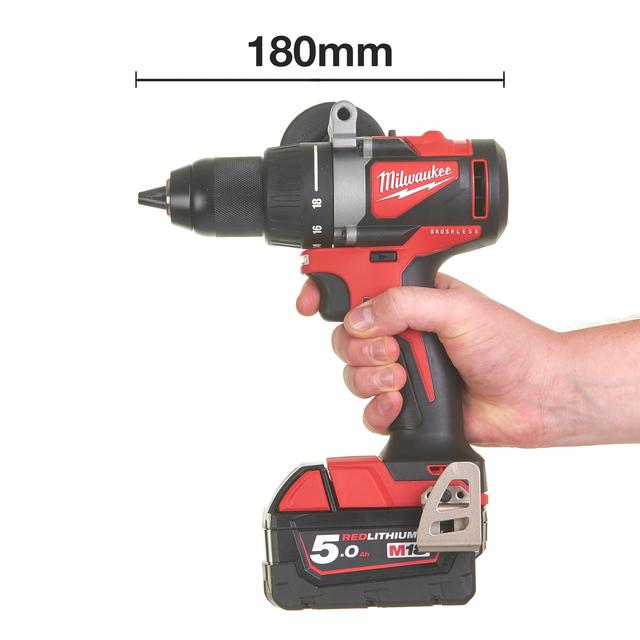 Milwaukee M18BLDD2-0X M18 Bürstenloser Akku-Bohrschrauber
