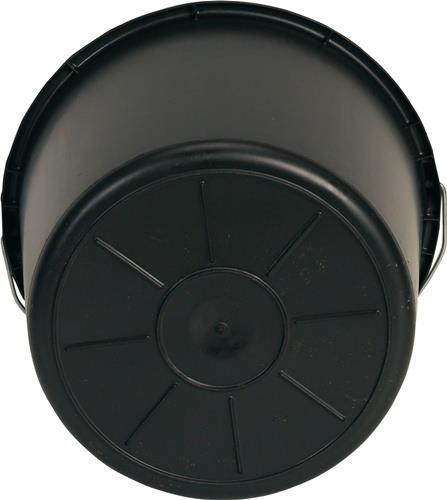 Baueimer GRIPLINE D 12l schwarz Ku.BERDAL