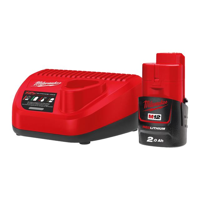 Milwaukee M12NRG-201 12V Starterset