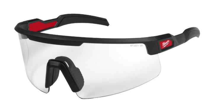 Milwaukee Schutzbrille mit großem Sichtfeld